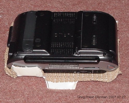 view of top vent of UX280P mounted in the plastic tray view of top vent of UX280P mounted in the plastic tray